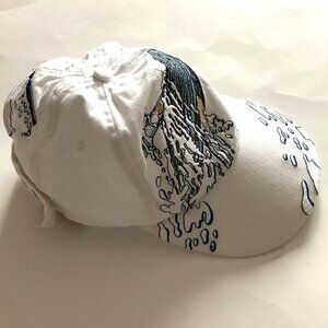 Attitude Women's Cap Hat 100% Cotton One Size Golfing Casual White Embroidery